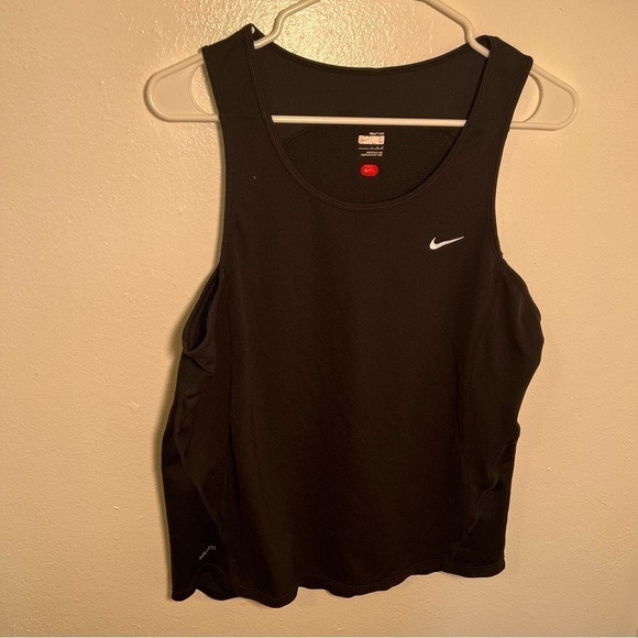Nike Fit Dry Boxy Athletic Tank Top Black - Picture 2 of 11